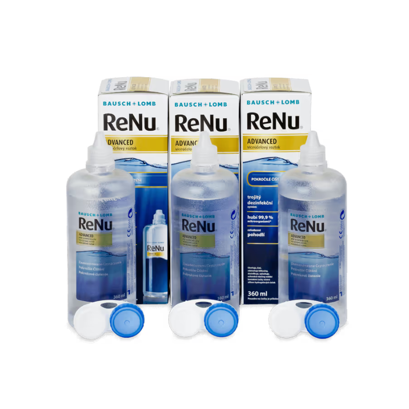 Roztok ReNu Advanced 3 x...